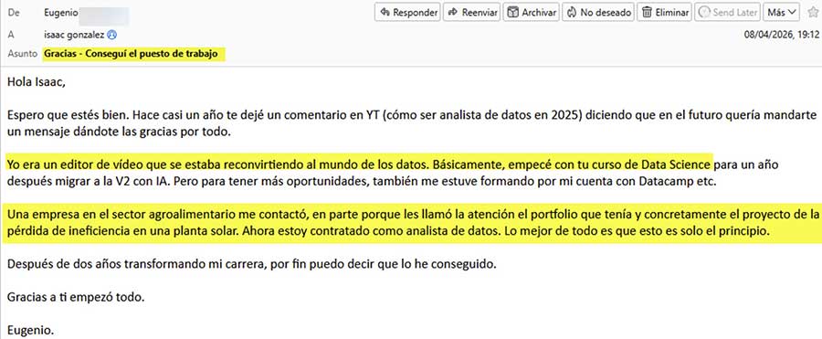 Testimonio de Eugenio
