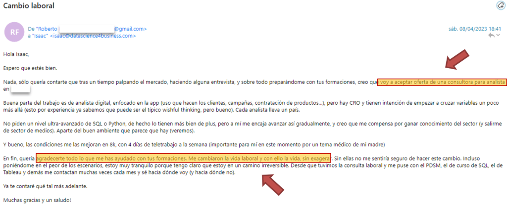 Testimonio de Roberto