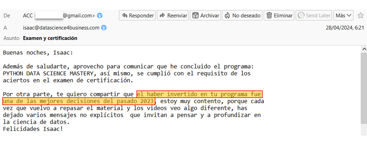 Testimonio de Acc