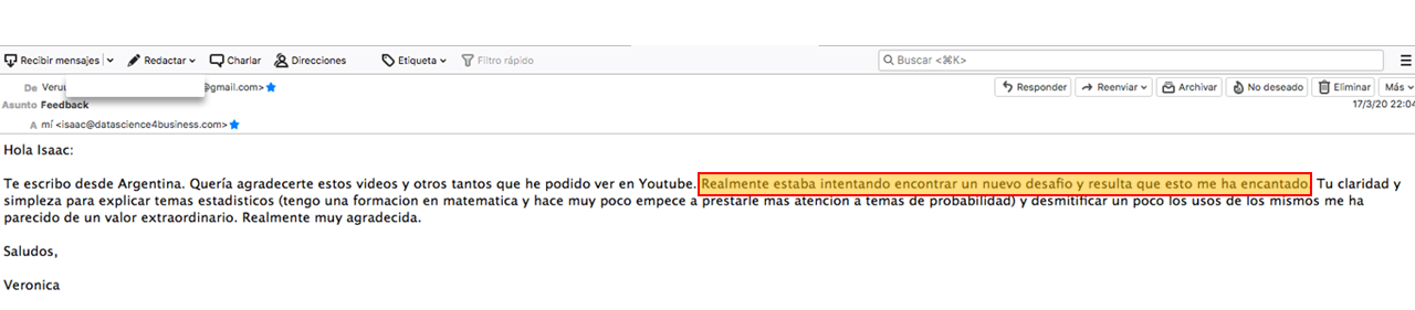 Testimonio de Veronica