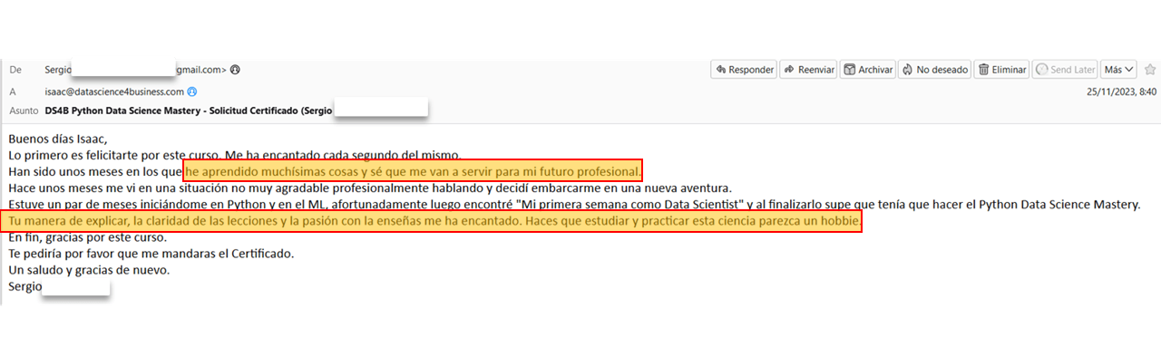 Testimonio de Sergio
