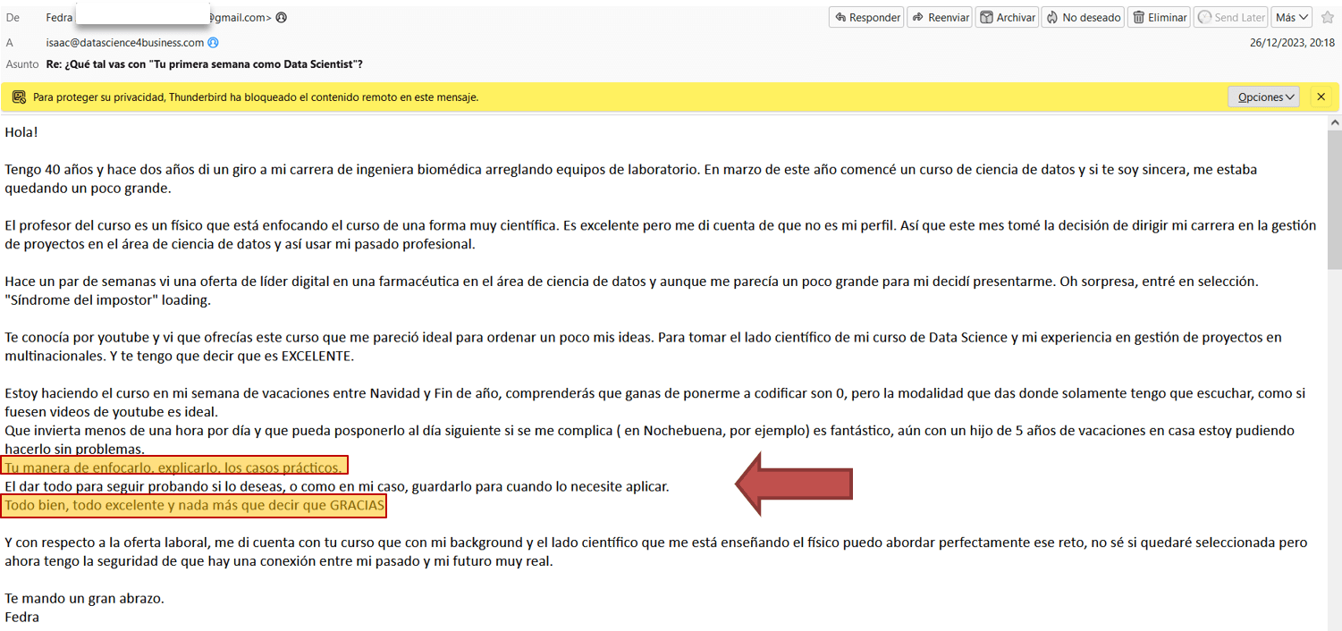 Testimonio de Fedra