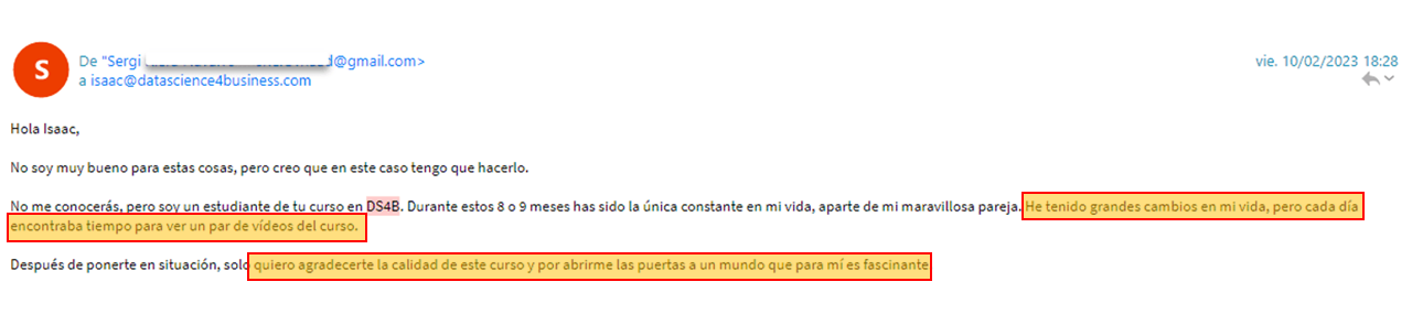 Testimonio de Sergi