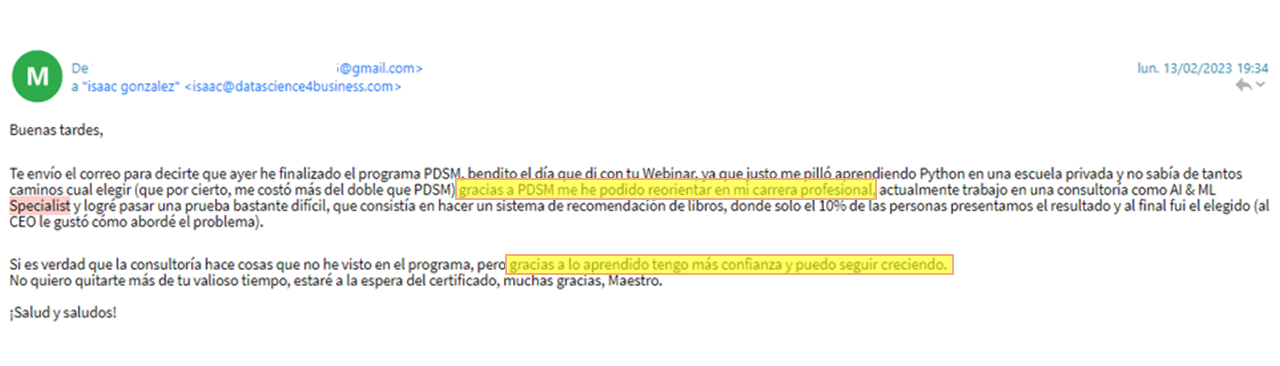 Testimonio de Maestro