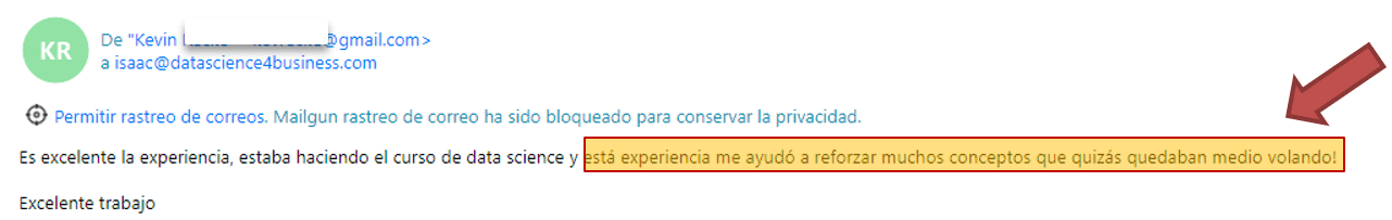Testimonio de Kevin