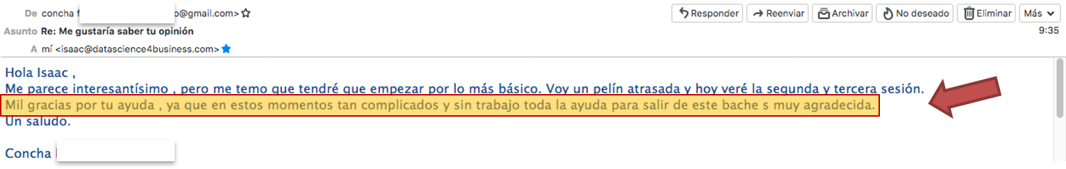 Testimonio de Concha
