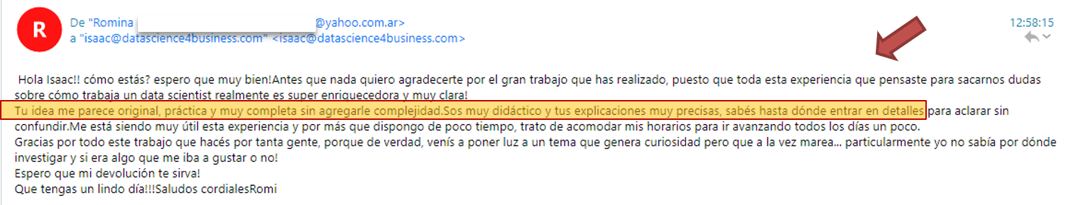 Testimonio de Romina