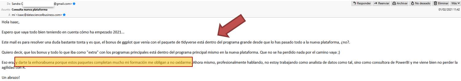 Testimonio de Sandra