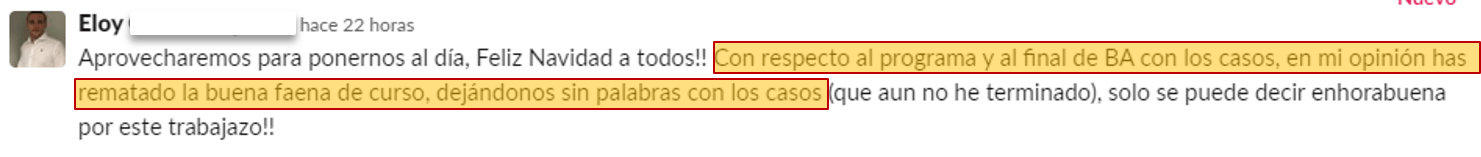 Testimonio de Eloy