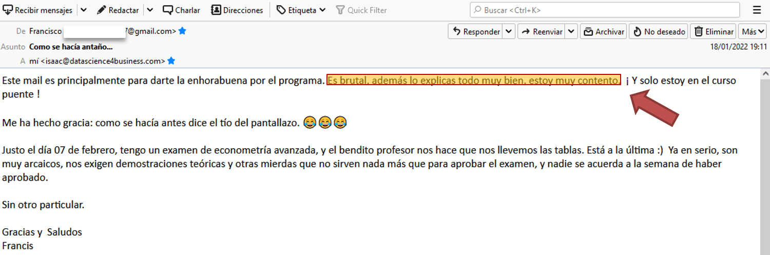 Testimonio de Francisco