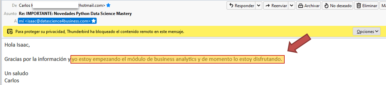 Testimonio de Carlos