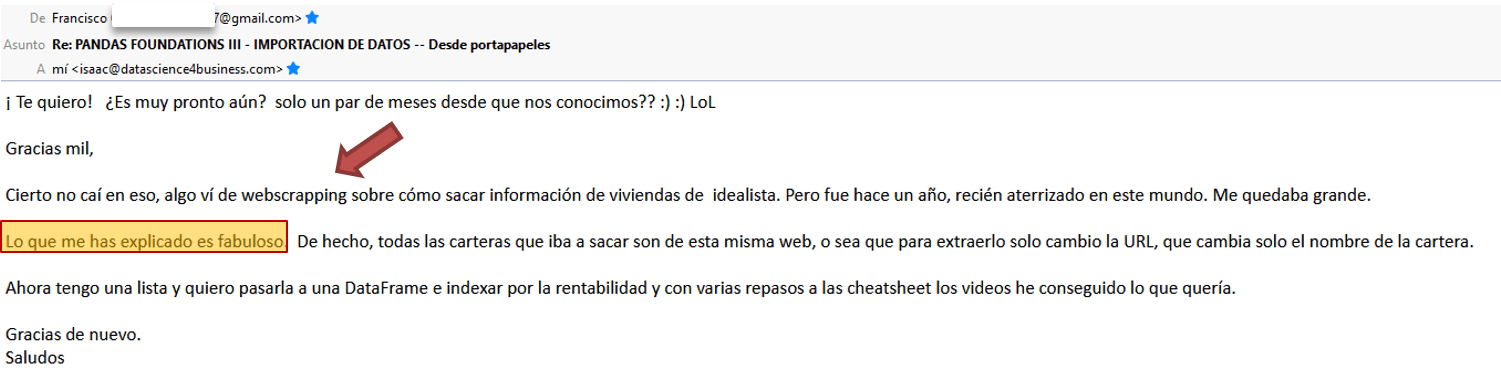 Testimonio de Francisco