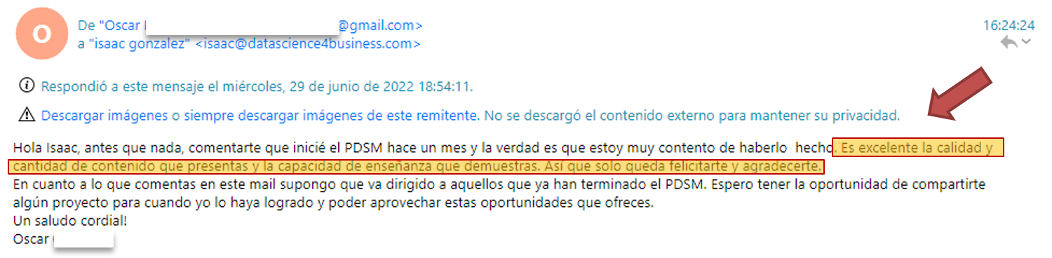 Testimonio de Oscar