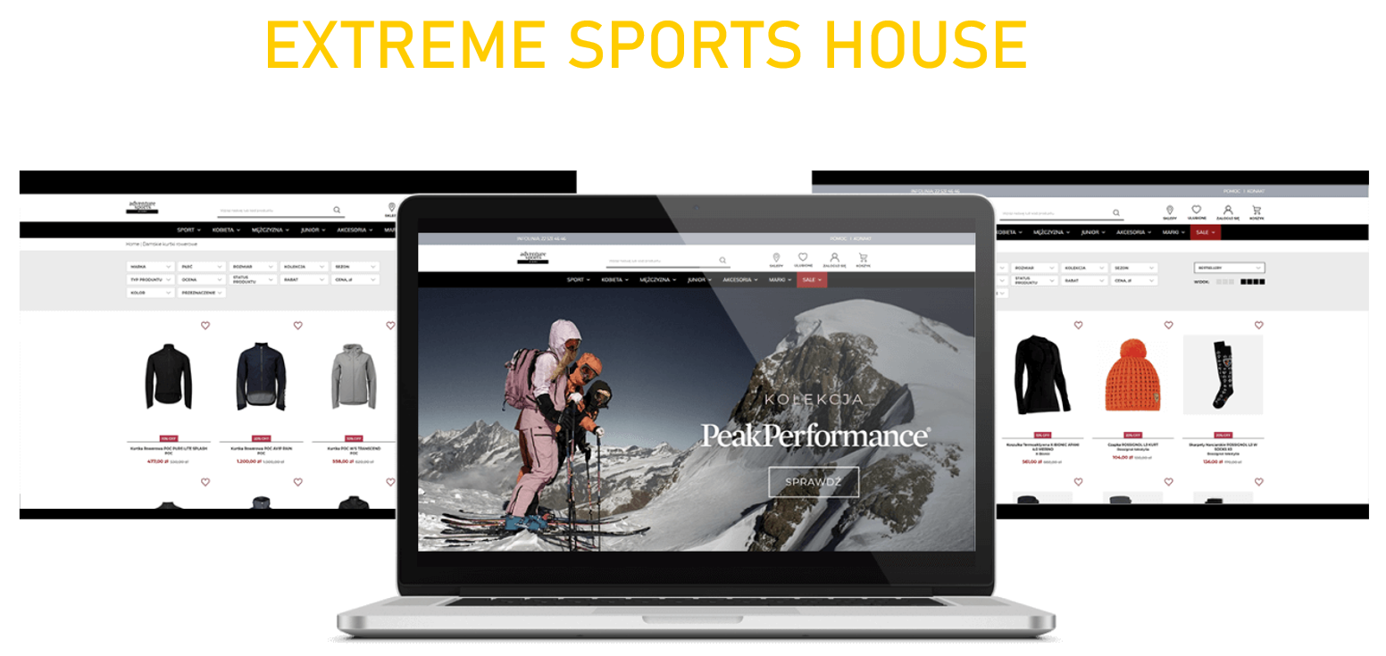 Extreme Sports House, empresa ecommerce del caso práctico.